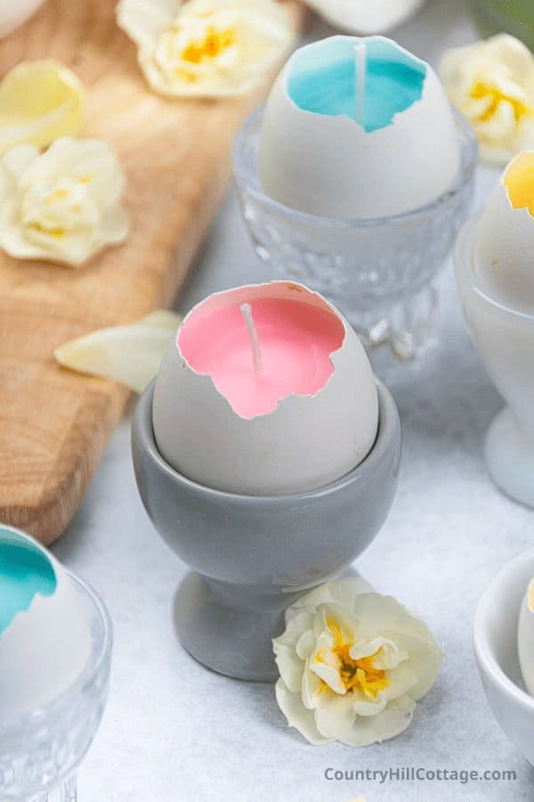 Eggshell Candles