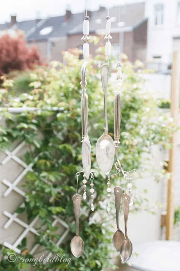 Vintage Silverware Wind Chime