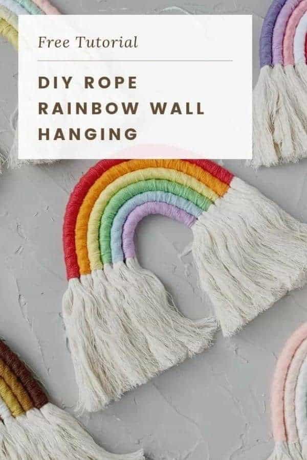 ROPE RAINBOW WALL HANGING KIT