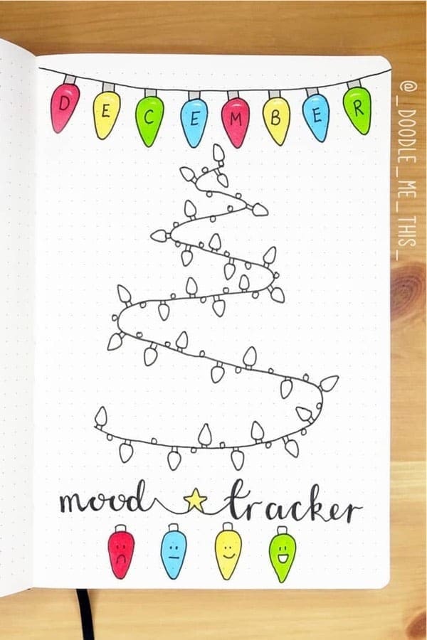 Christmas Lights Mood Tracker