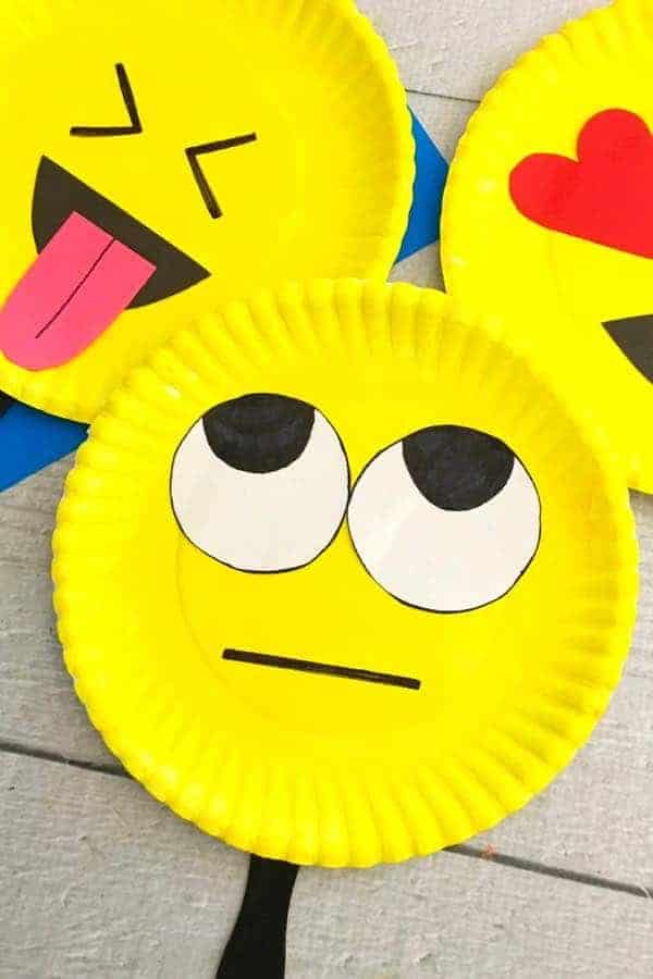 Super Cute Emoji Paper Plate