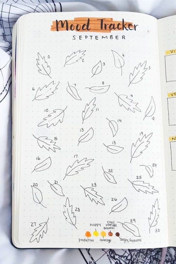 Leaf Doodle Tracking Spread