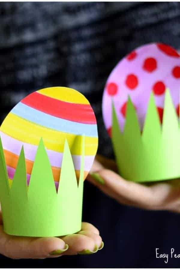 Paper Easter Egg Craft Idea