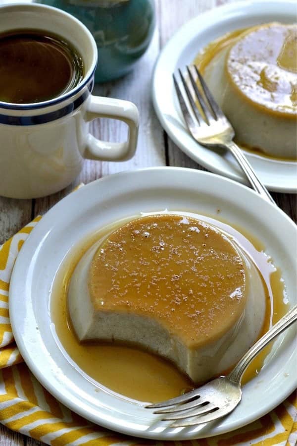 VEGAN CINNAMON CASHEW MILK FLAN