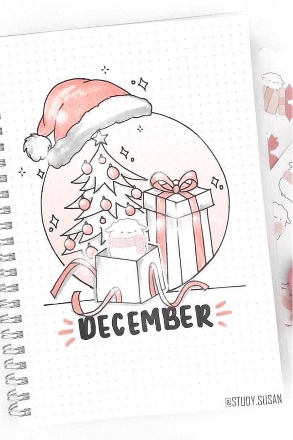 Santa Themed Monthly Cover