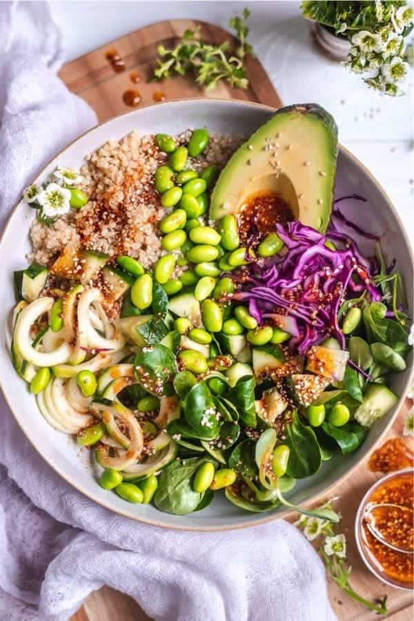 Vegan and Healthy Buddha Bowl