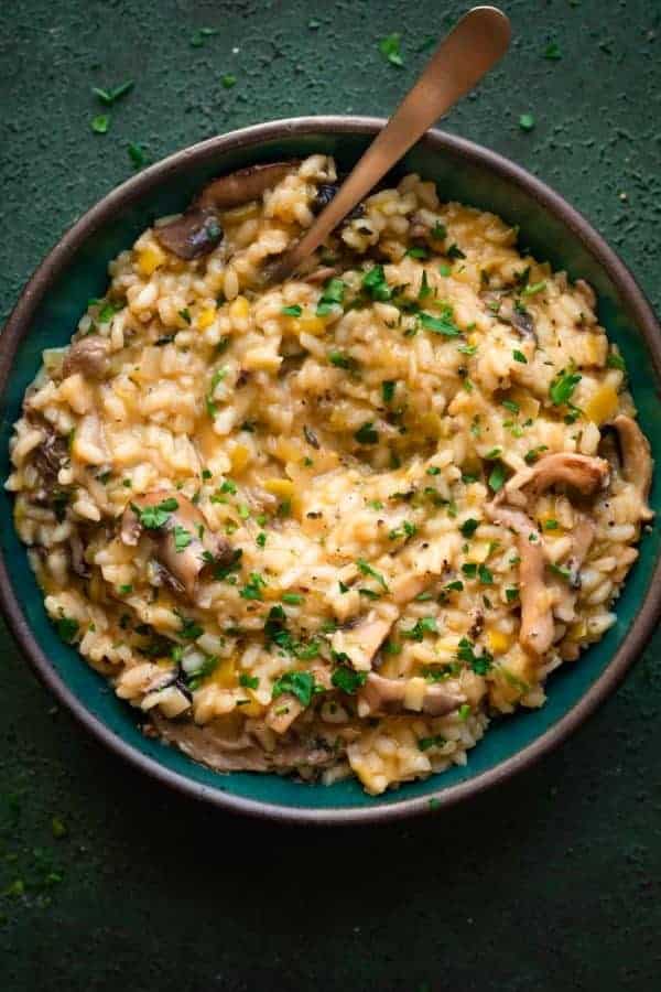 VEGAN MUSHROOM RISOTTO