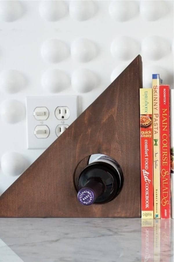 DIY Wine Rack Book Ends