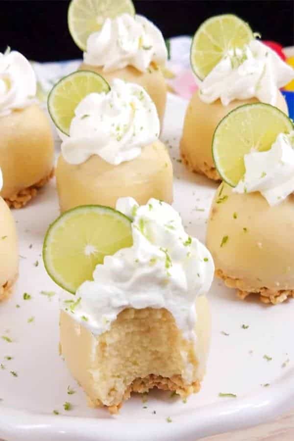 Healthy Key Lime Custard Bites