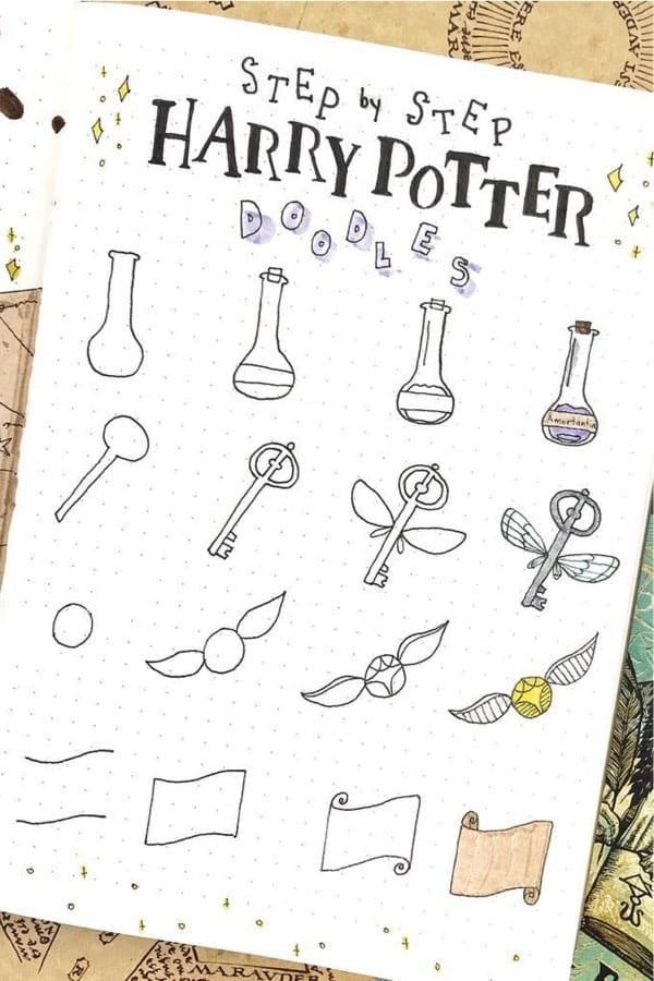 Magic Potion Doodle Tutorial