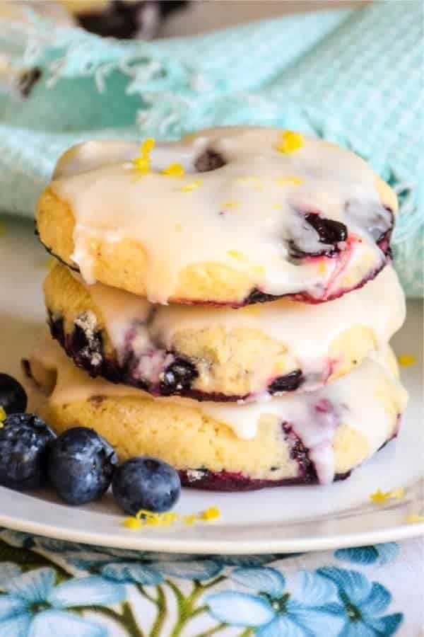 Blueberry With Lemon Glaze