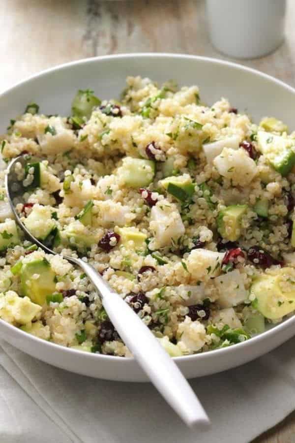 LEMON CRANBERRY QUINOA SALAD