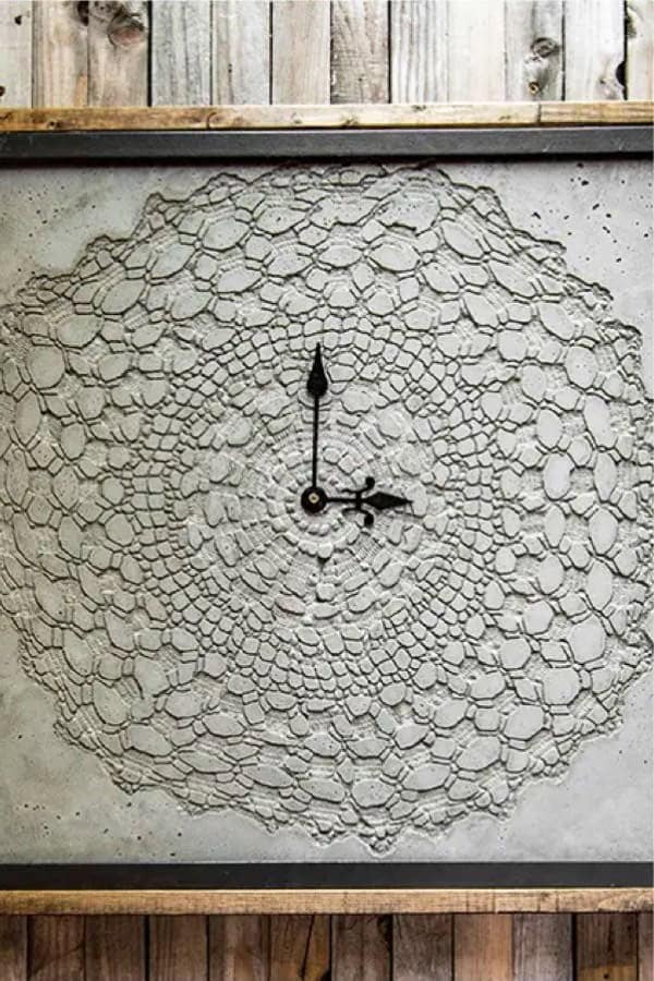 Unique Concrete Clock