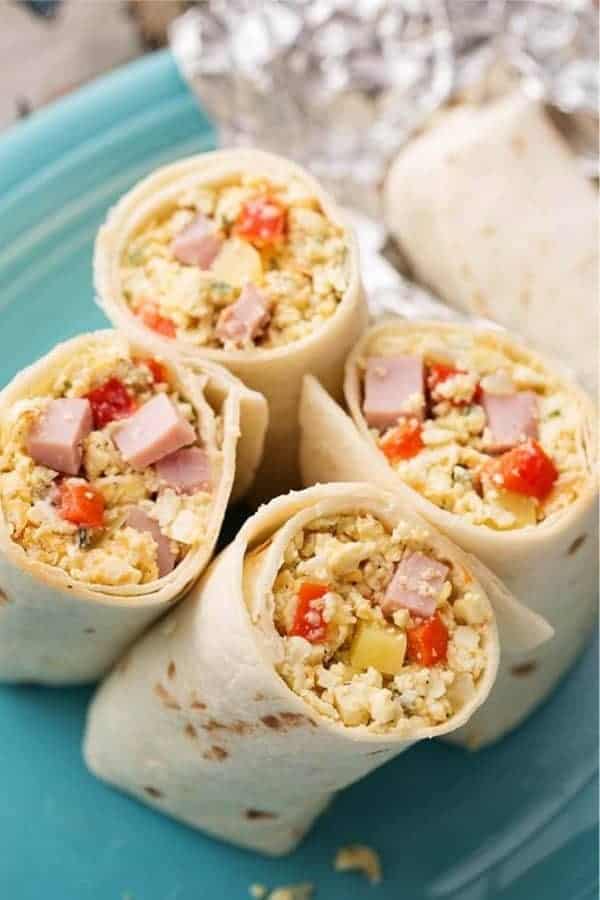 Instant Pot Breakfast Burritos