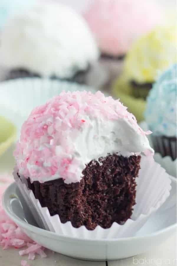 Snowball Cupcakes