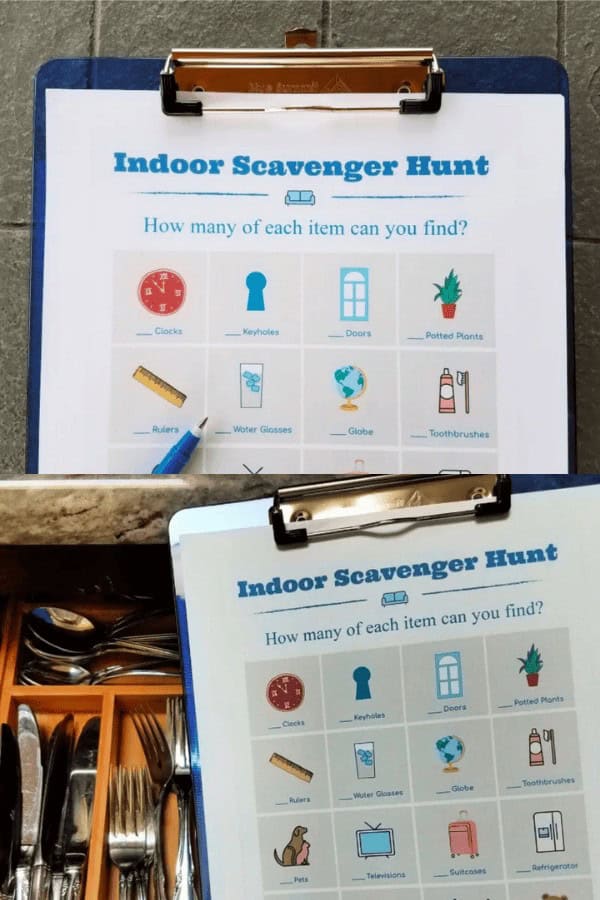 Indoor Scavenger Hunt