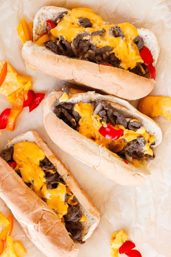 Velveeta Cheese Steak Sandwiches