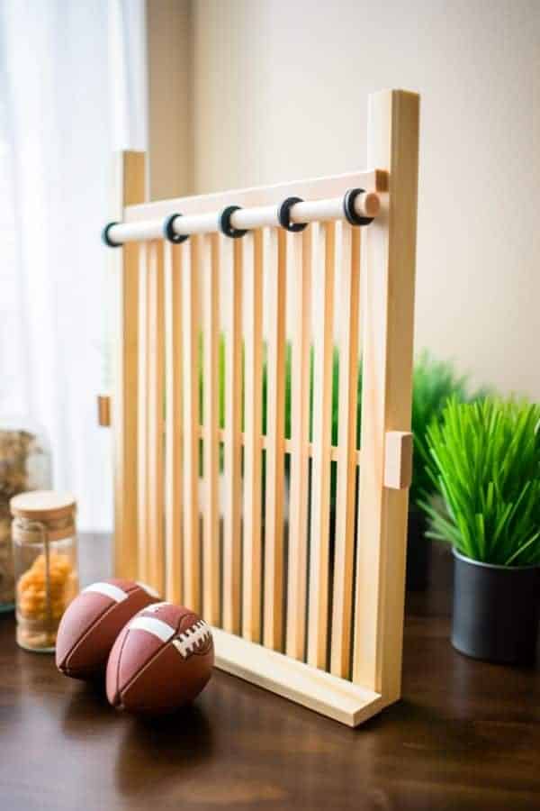 MINI FOOTBALL GOAL POST WALL DECOR