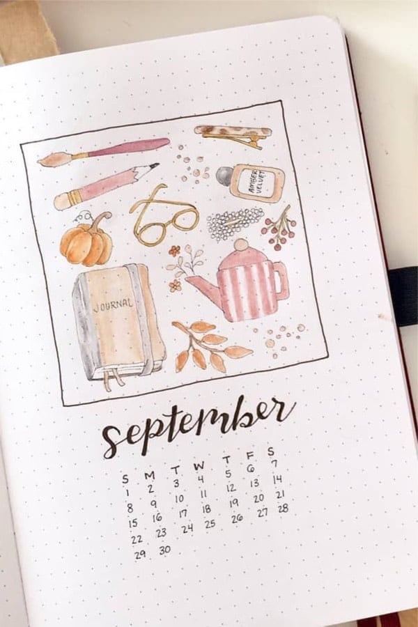 Fall Theme Monthly Cover