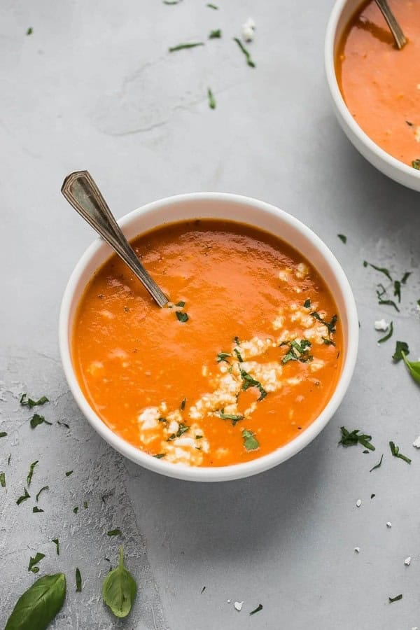 TOMATO FETA SOUP