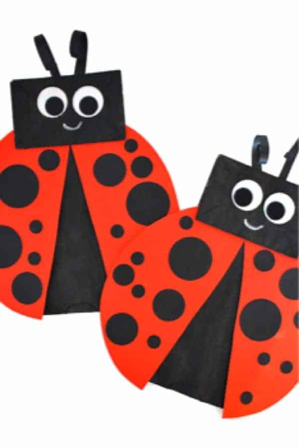 Paper Bag Ladybug Craft