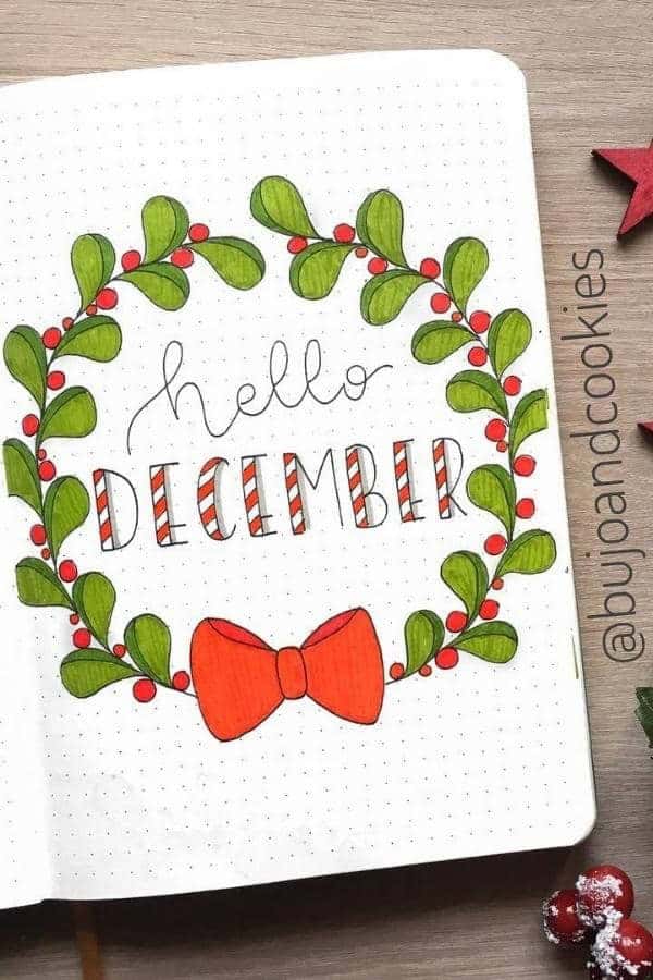 HELLO DECEMBER COVER PAGE IDEA