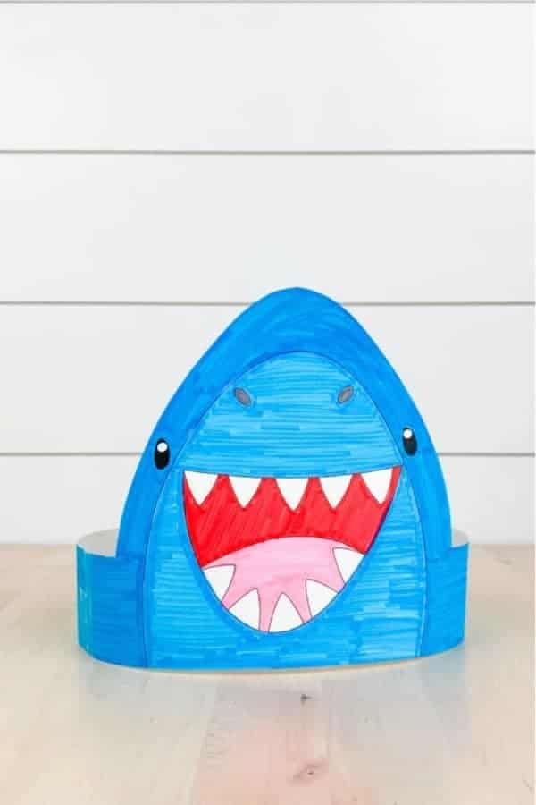 Shark Headband Craft For Kids