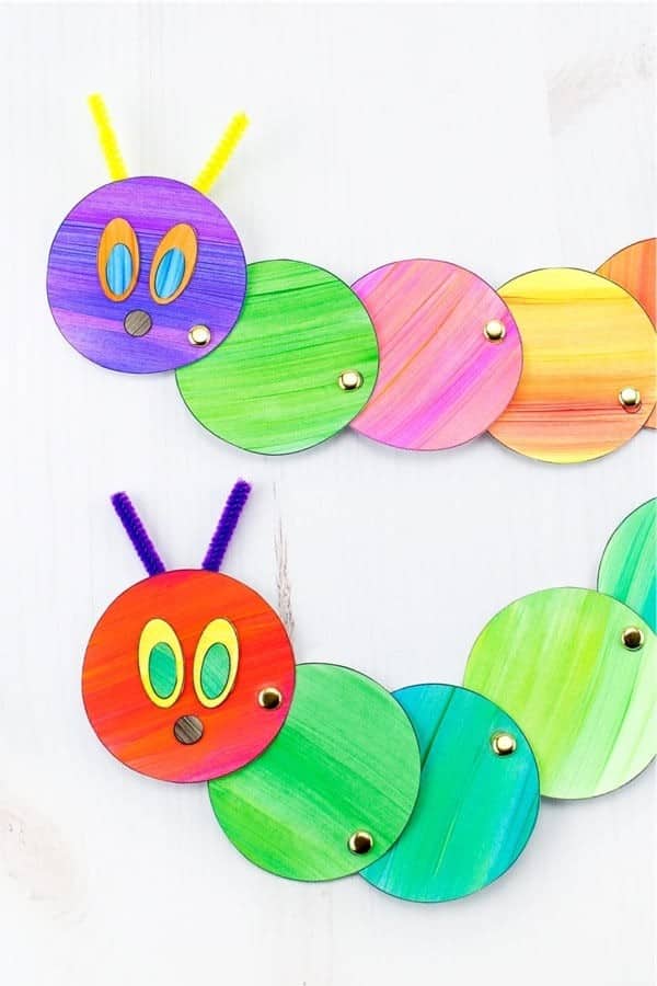 Wiggling Caterpillar Craft