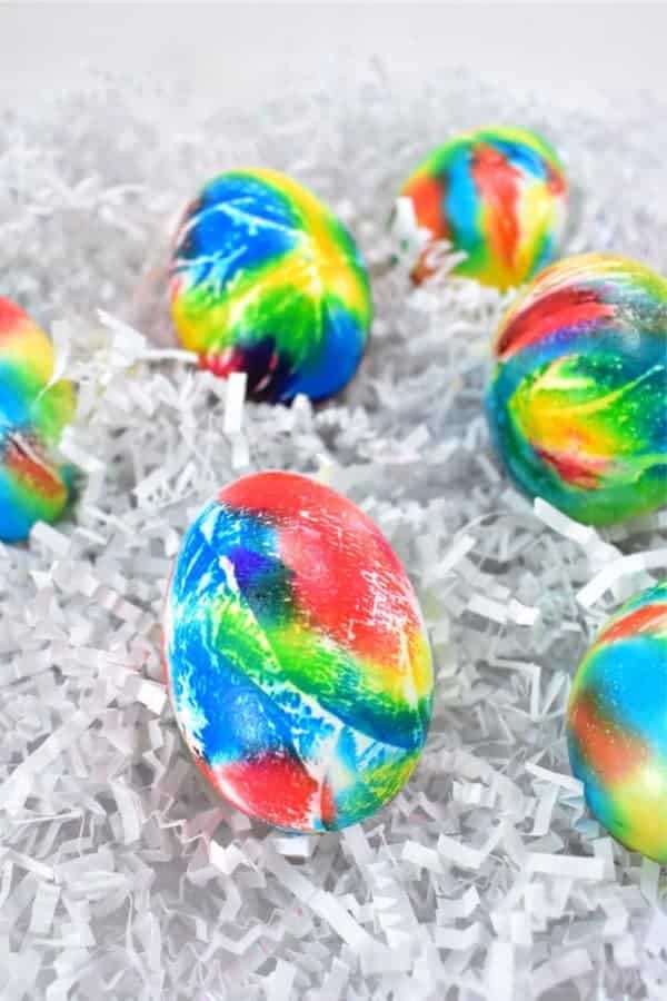 DIY Tie Dye Easter Eggs