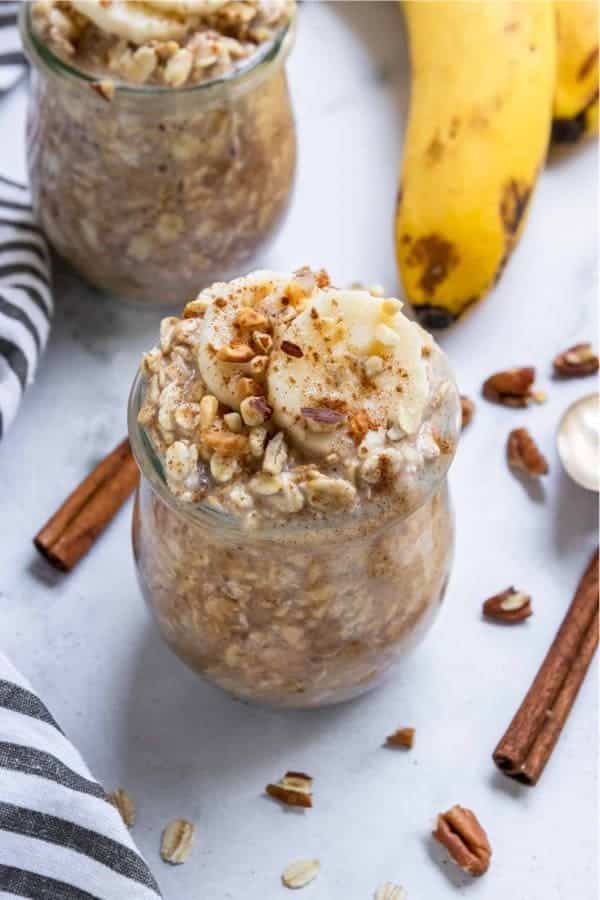 Banana Bread Overnight Oats