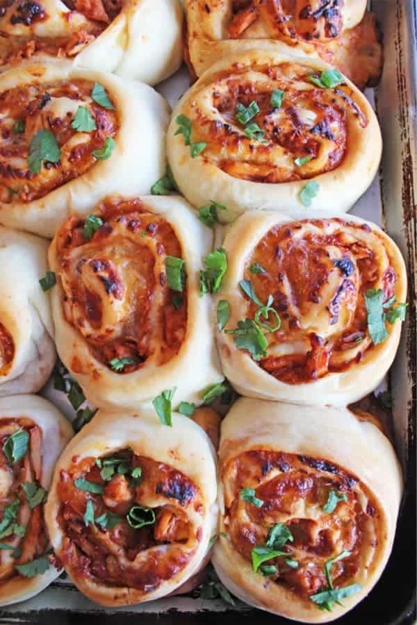 BBQ Chicken Pinwheels