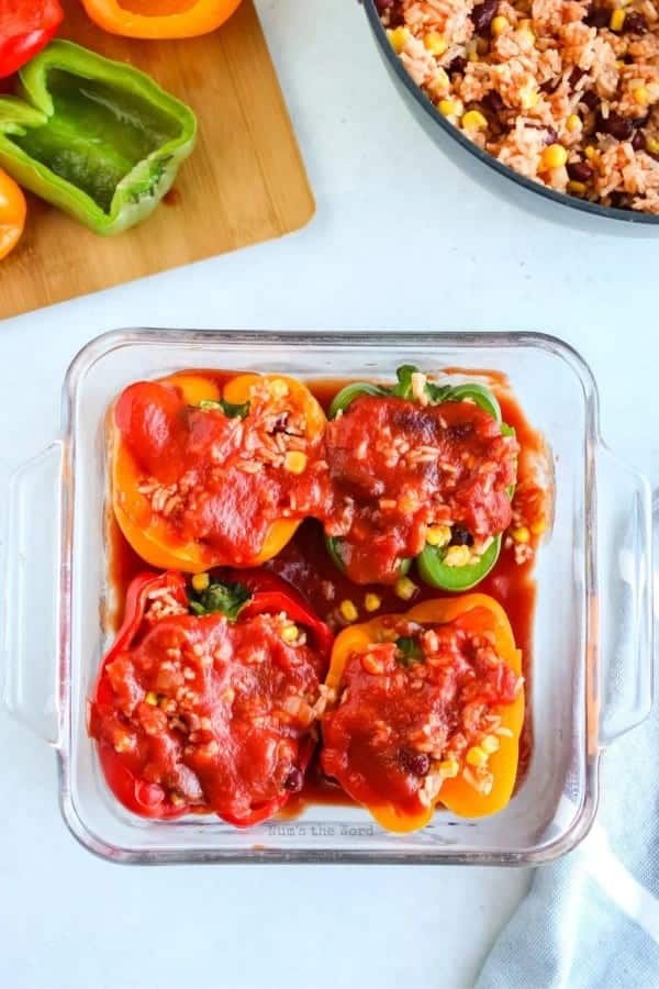 VEGAN STUFFED PEPPERS