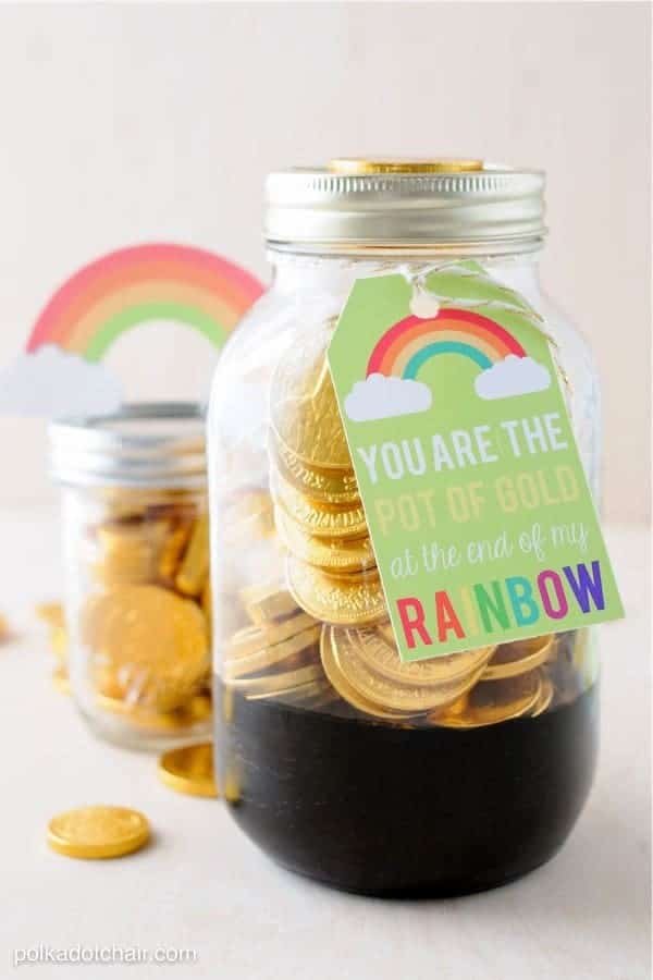 DIY Pot o’ Gold Mason Jar