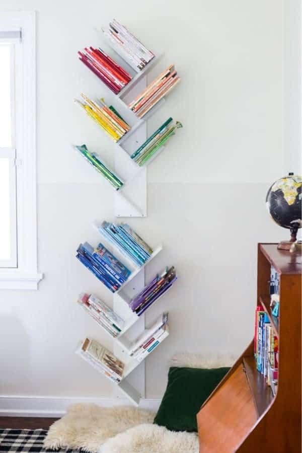 Minimal Tree Bookshelves