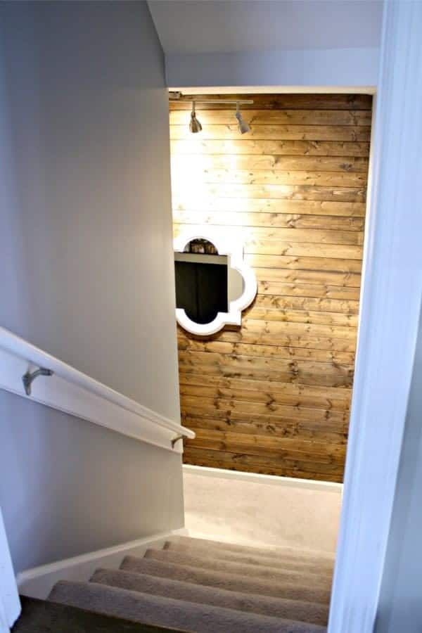 Stairwell Wood Wall