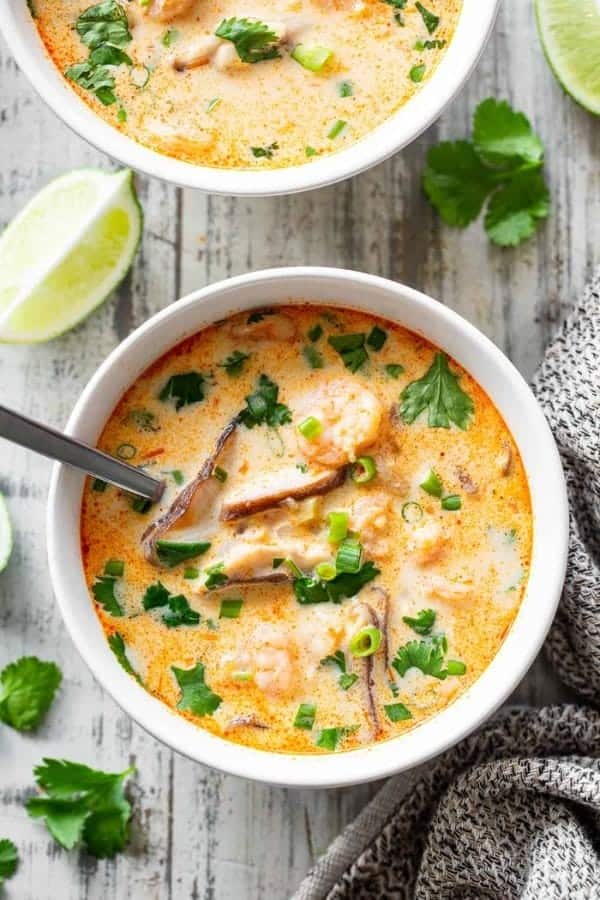 KETO THAI SHRIMP SOUP