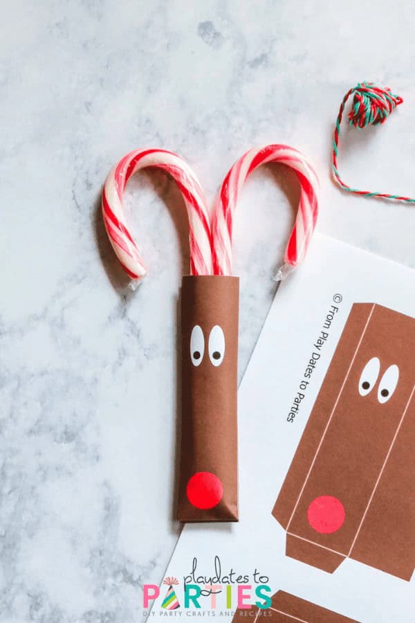 Candy Cane Reindeer