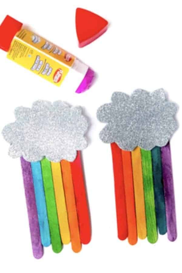 Rainbow Popsicle Stick Craft