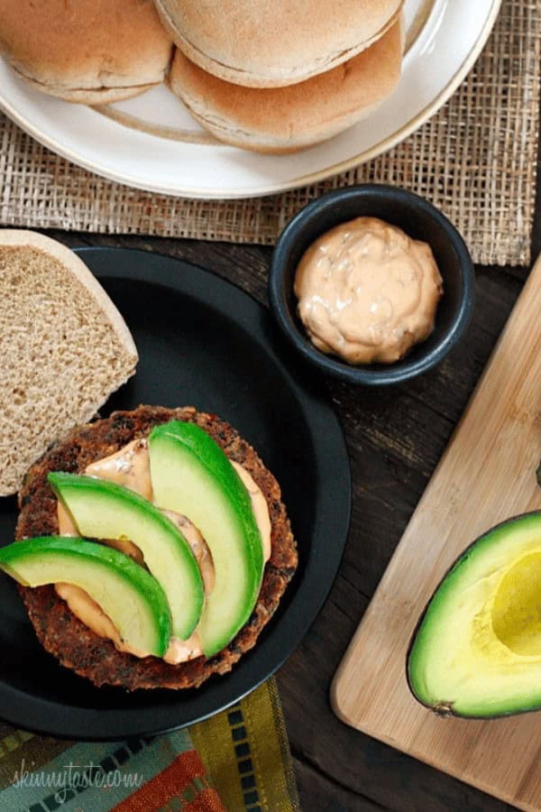 Spicy Black Bean Burgers