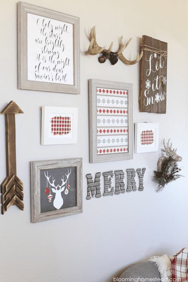 Holiday Gallery Wall