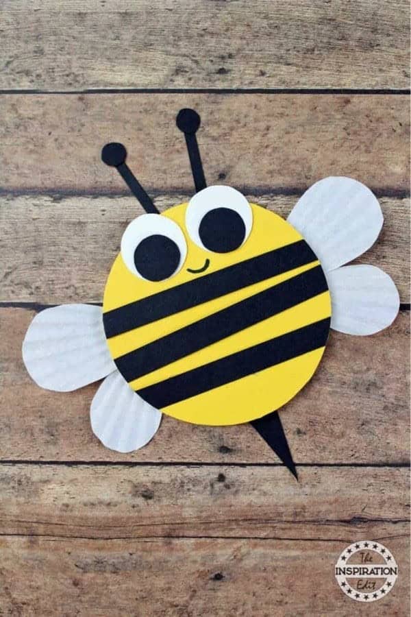 Wooden Craft Bumble Bees For Kids