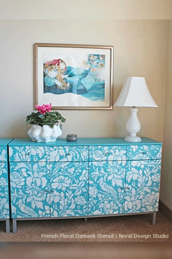 French Floral Damask