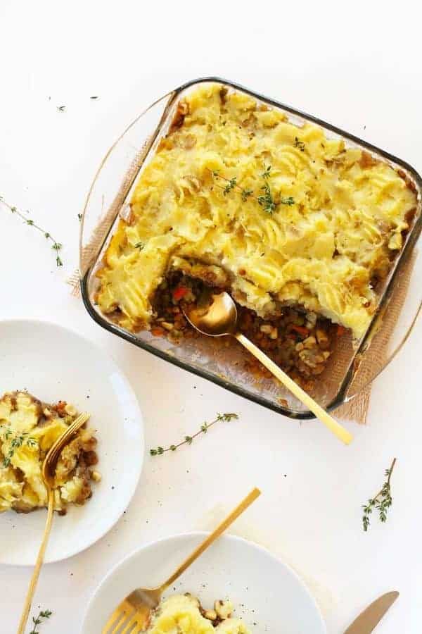 VEGAN LENTIL SHEPHERD’S PIE