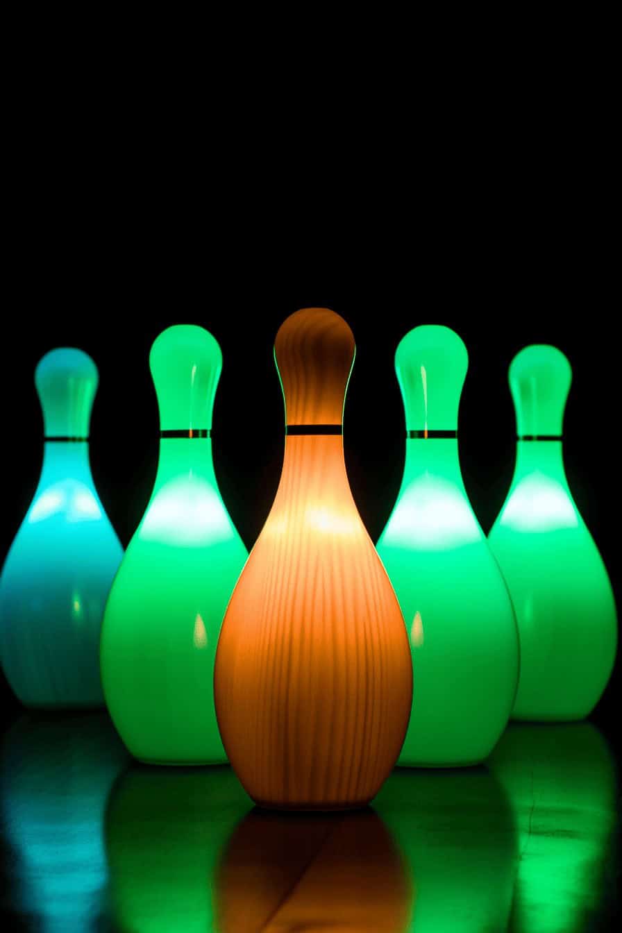 GLOW IN THE DARK BOWLING