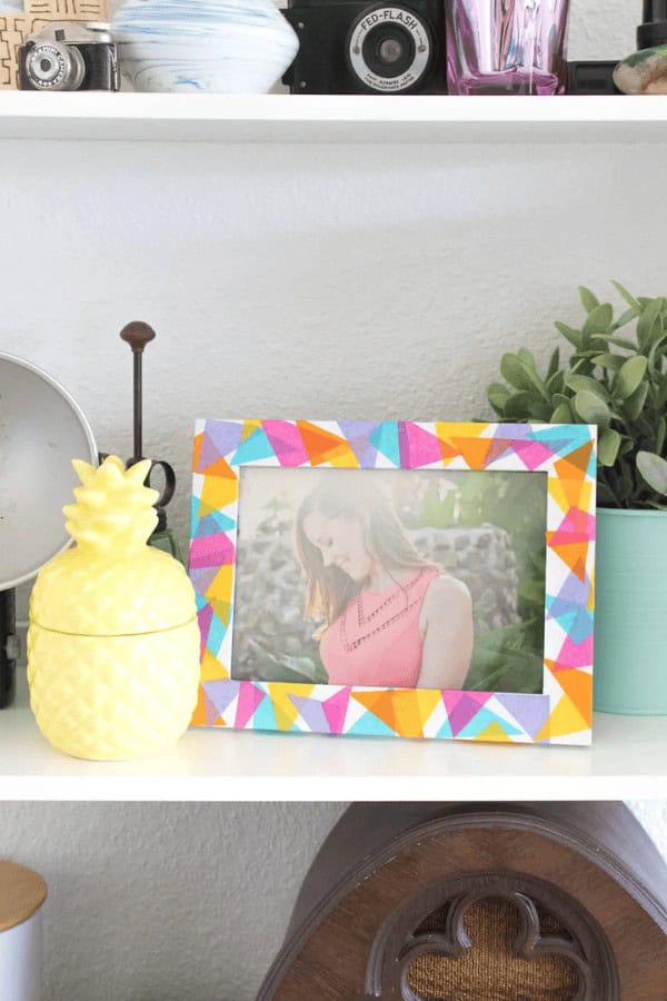 Geometric Tissue Paper Frame