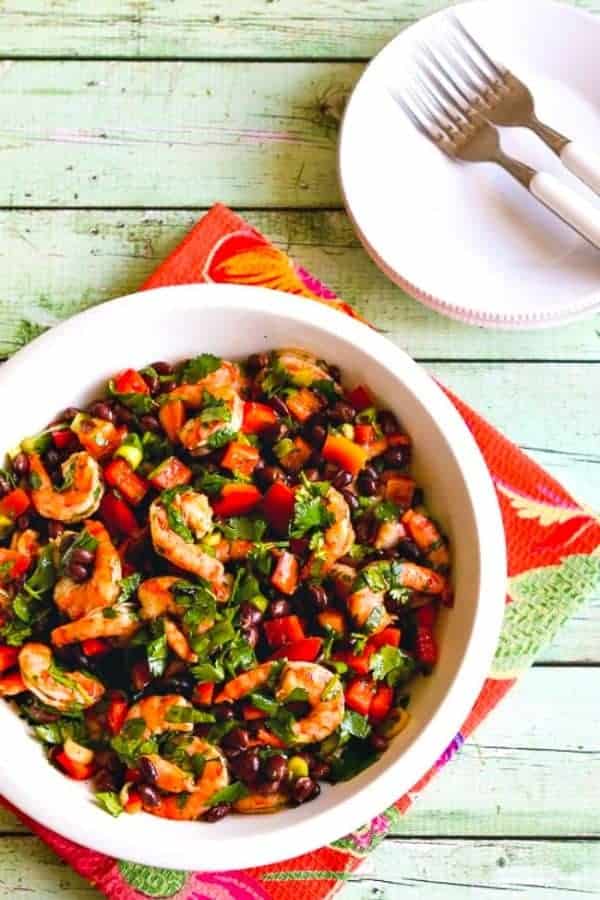 SHRIMP AND BLACK BEAN SALAD