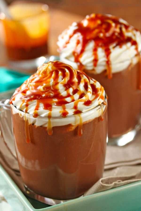 SALTED CARAMEL HOT CHOCOLATE