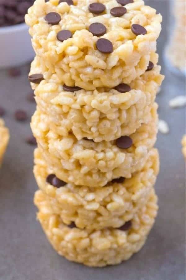 Healthy 3 Ingredient No Bake Rice Crispy Cups