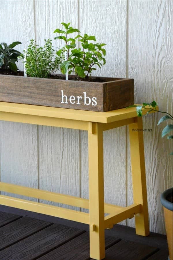 Handmade Herb Garden and Markers