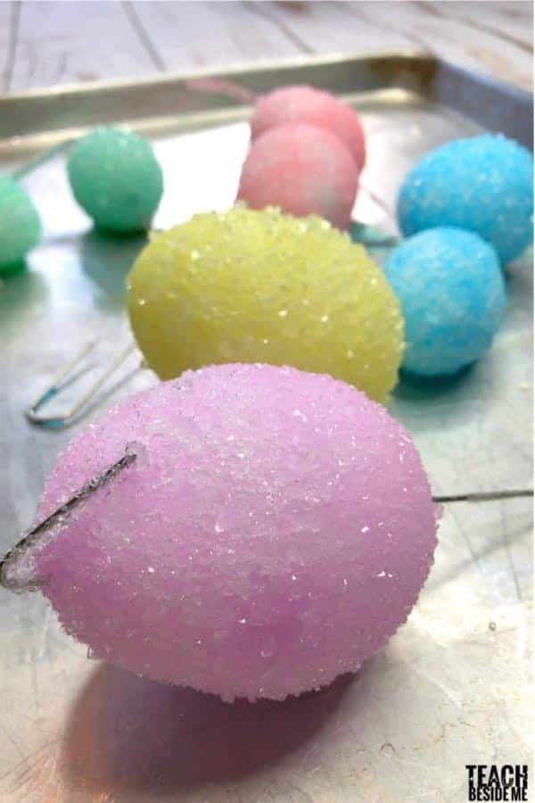 Easter Borax Crystal Eggs